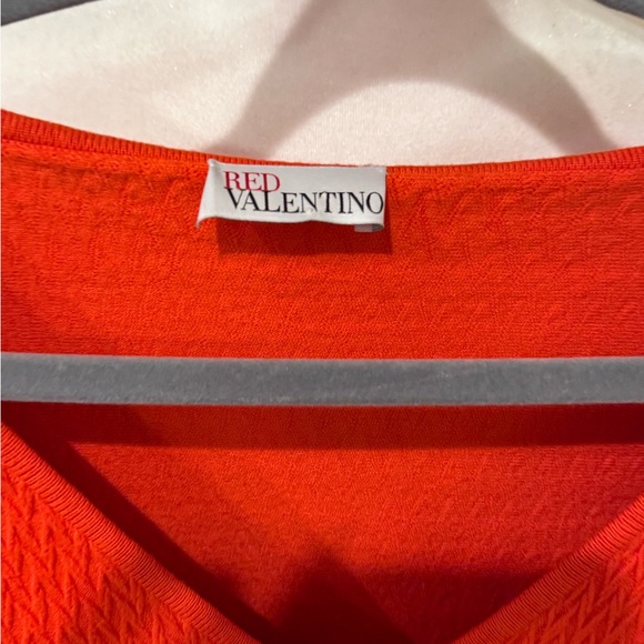 RED Valentino Scarlet Knit Mini Dress - Picture 6 of 7